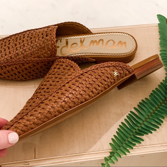 Sam Edelman brown woven mule, size 9 - Picture 3 of 6